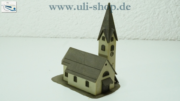 N Modellhaus (Nr. 0255) Kirche bespielt